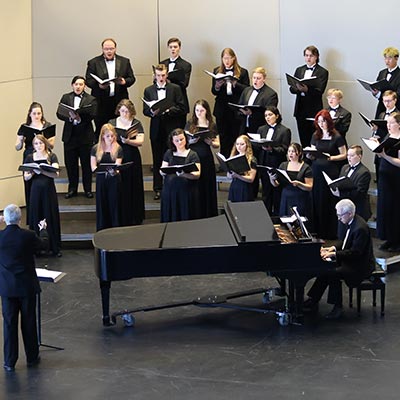 photo of Juniata College Choir performance