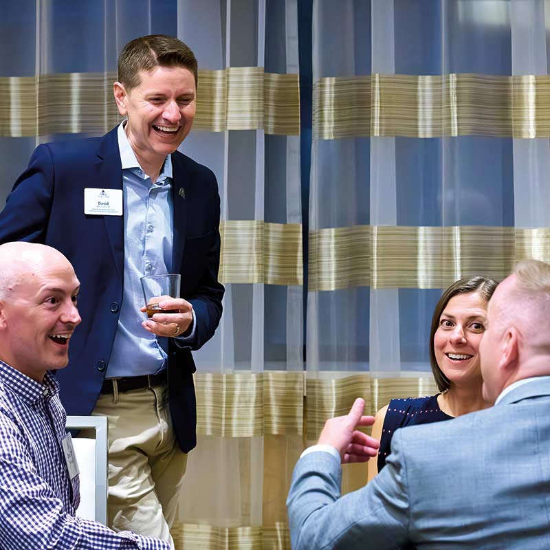 photo of attendees at Baltimore reception